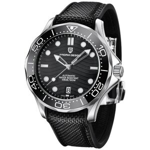 Pagani Design PD-1685 Seamaster Black w/Nylon Strap